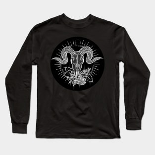 Black Phillip - Black circle Long Sleeve T-Shirt